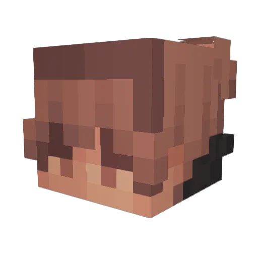 jstin00 Minecraft avatar head, 3D render