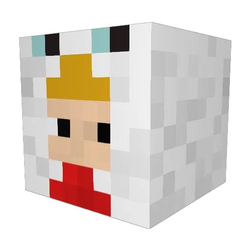 jstonik Minecraft avatar head, 3D render