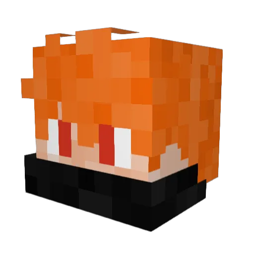 jstscrozyyy Minecraft avatar head, 3D render