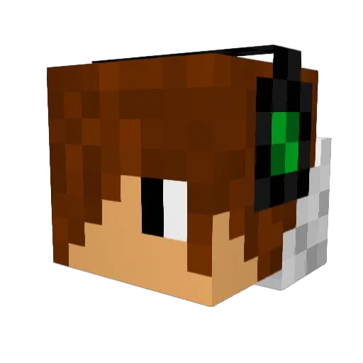 jstudholme Minecraft avatar head, 3D render