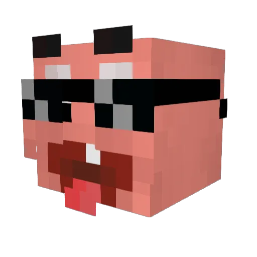 jsw1226 Minecraft avatar head, 3D render