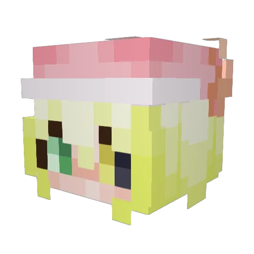 jswag414 Minecraft avatar head, 3D render