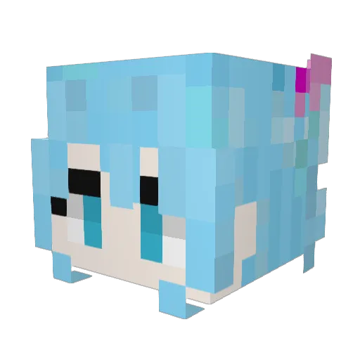jsy05 Minecraft avatar head, 3D render