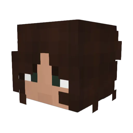 jsyc Minecraft avatar head, 3D render