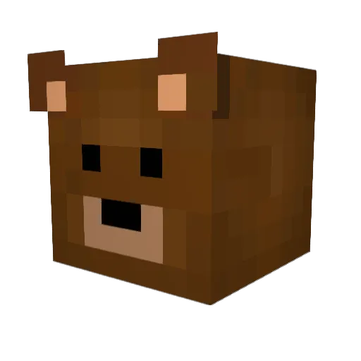 jtadlok Minecraft avatar head, 3D render