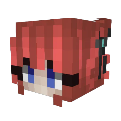jtdollah Minecraft avatar head, 3D render