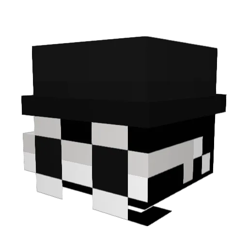 jtez Minecraft avatar head, 3D render