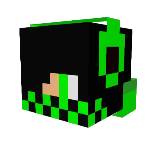 jth0720 Minecraft avatar head, 3D render