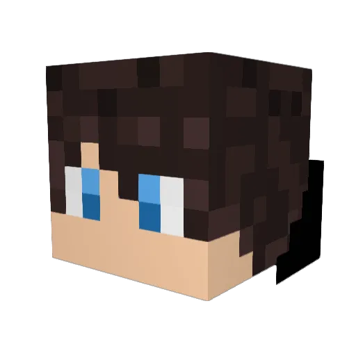 jthomas1999 Minecraft avatar head, 3D render
