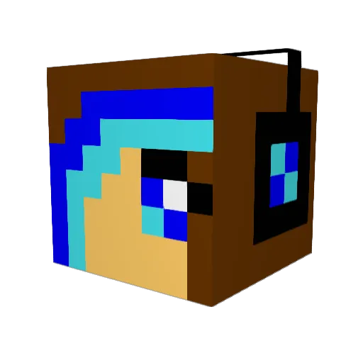 jtmtio Minecraft avatar head, 3D render