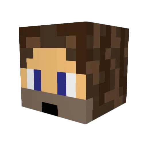 jtpearce Minecraft avatar head, 3D render