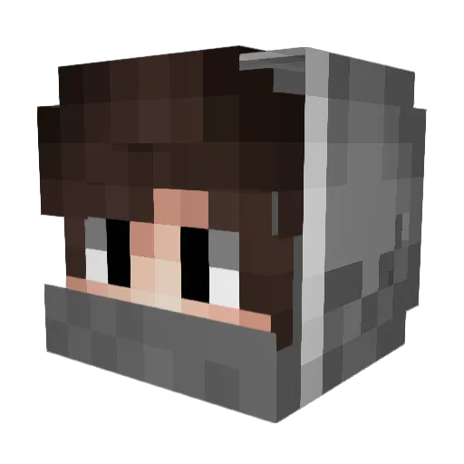 jtrjtr27 Minecraft avatar head, 3D render