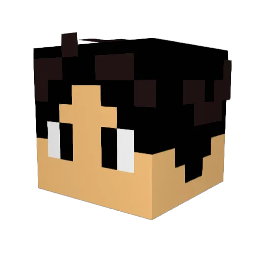 jtsisco Minecraft avatar head, 3D render