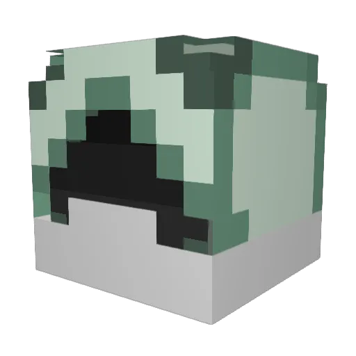 ju1iacz Minecraft avatar head, 3D render
