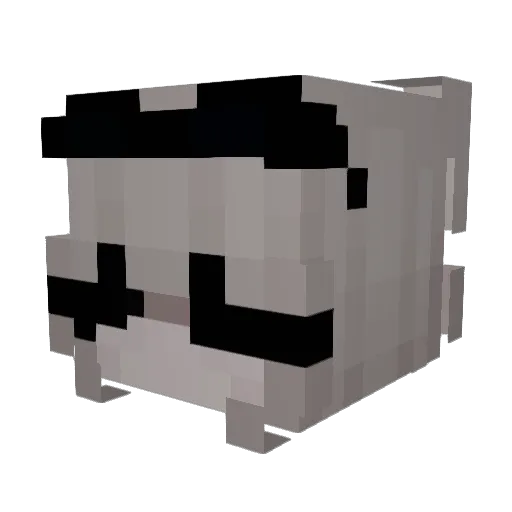 ju8l9k Minecraft avatar head, 3D render