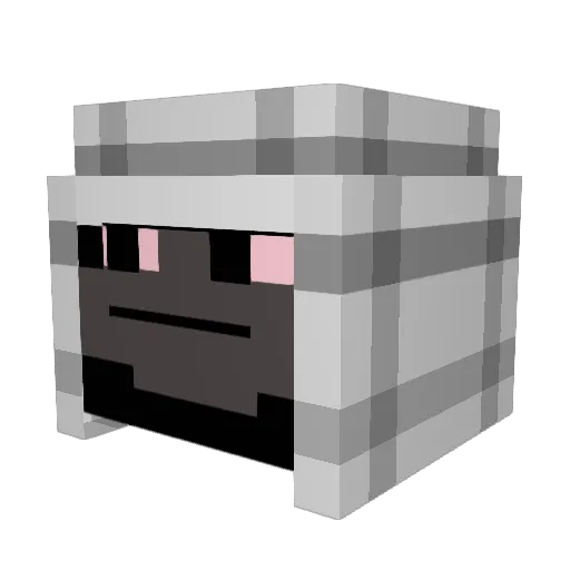 juakocrak7 Minecraft avatar head, 3D render