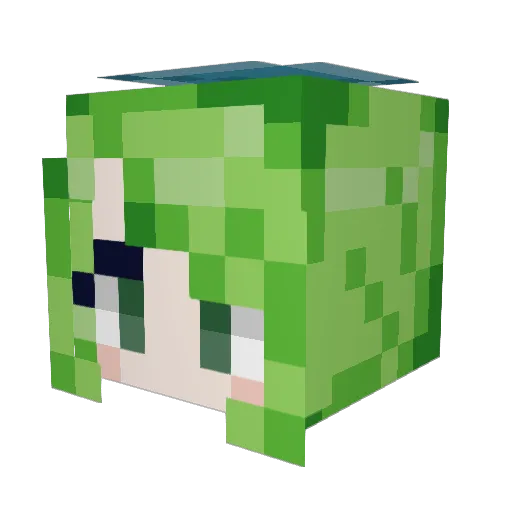 juan_2012_gamer Minecraft avatar head, 3D render