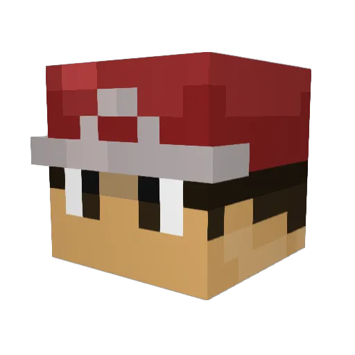 juanan_7 Minecraft avatar head, 3D render