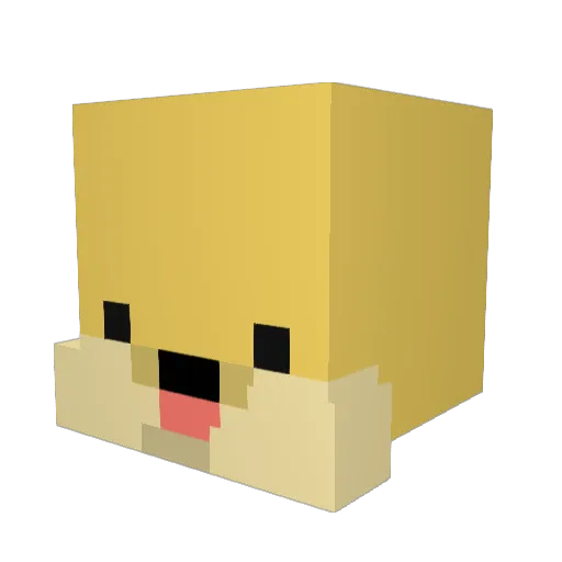 juanboscoPRATS Minecraft avatar head, 3D render