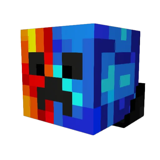 juanbrot06 Minecraft avatar head, 3D render