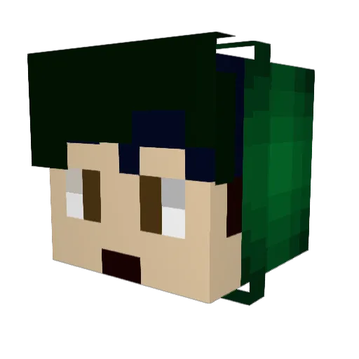 juanda456 Minecraft avatar head, 3D render