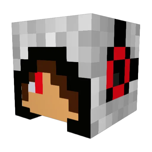 juandestroyer Minecraft avatar head, 3D render