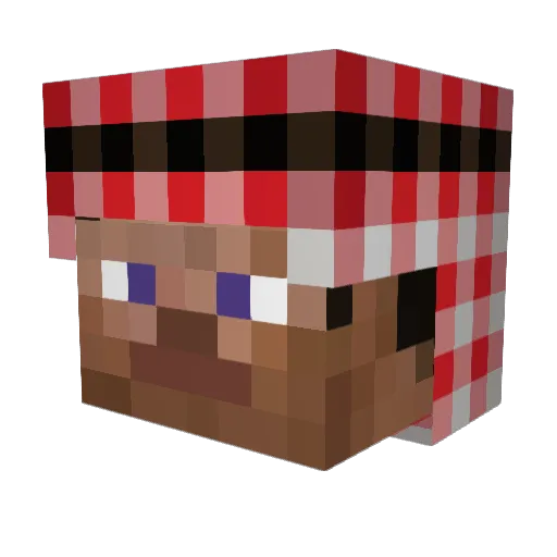juandiego66 Minecraft avatar head, 3D render