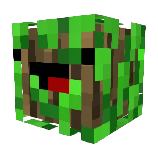 juandlrd Minecraft avatar head, 3D render