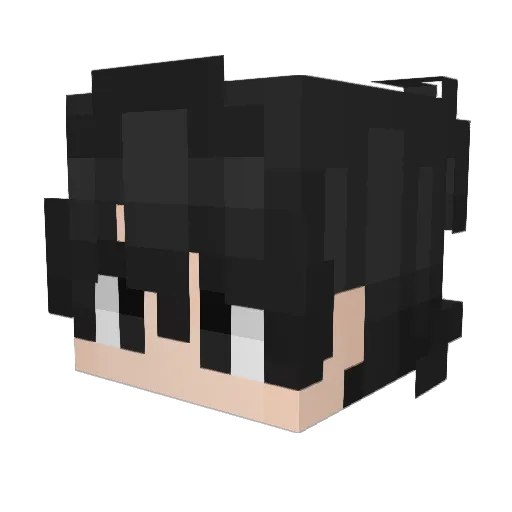 juanes_1212 Minecraft avatar head, 3D render