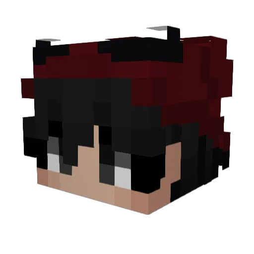 juanfe0280 Minecraft avatar head, 3D render