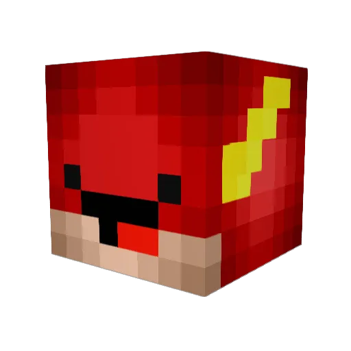 juangamer2w Minecraft avatar head, 3D render
