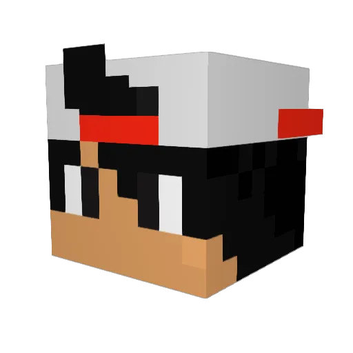 juaniduque12 Minecraft avatar head, 3D render