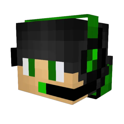 juanito_69er Minecraft avatar head, 3D render