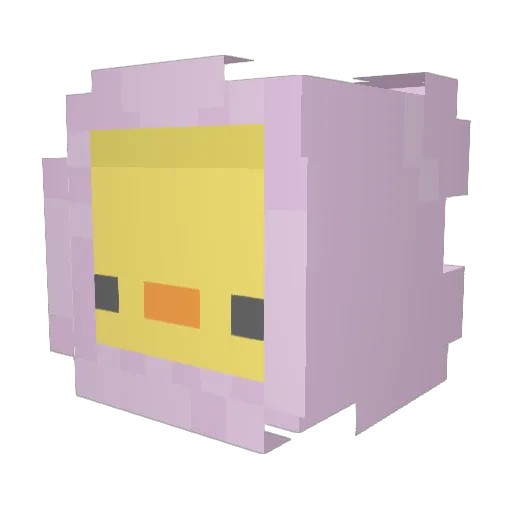 juanitox902 Minecraft avatar head, 3D render