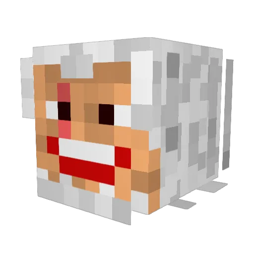 juankiki91 Minecraft avatar head, 3D render