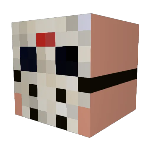 juankrugger1221 Minecraft avatar head, 3D render