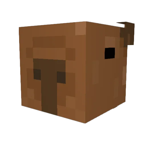 juanmora00 Minecraft avatar head, 3D render