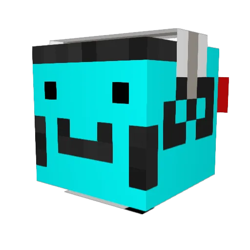 juannnnnnnnahdio Minecraft avatar head, 3D render
