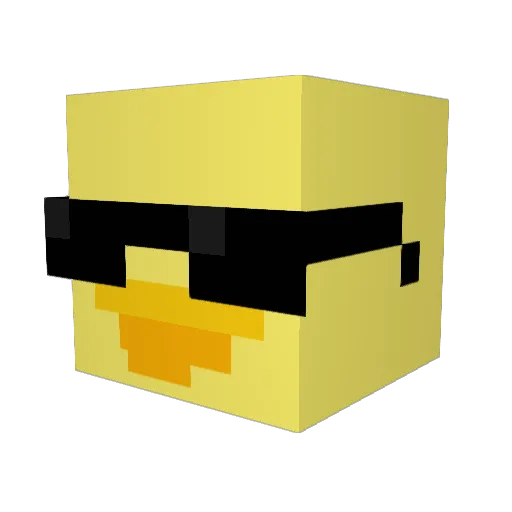 juano257 Minecraft avatar head, 3D render