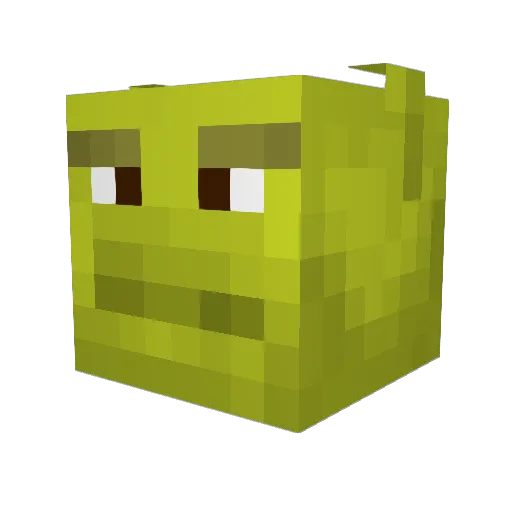 juanras_ Minecraft avatar head, 3D render