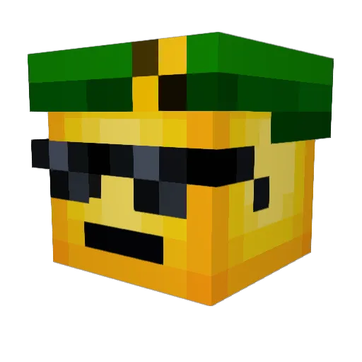jubbalub_ Minecraft avatar head, 3D render