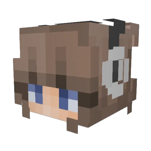 jubblies28 Minecraft avatar head, 3D render