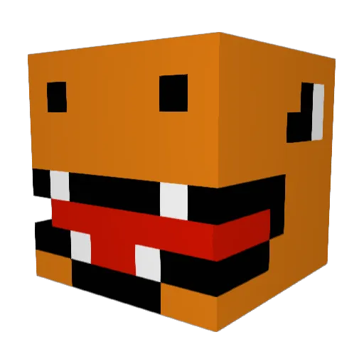 jubjub54 Minecraft avatar head, 3D render