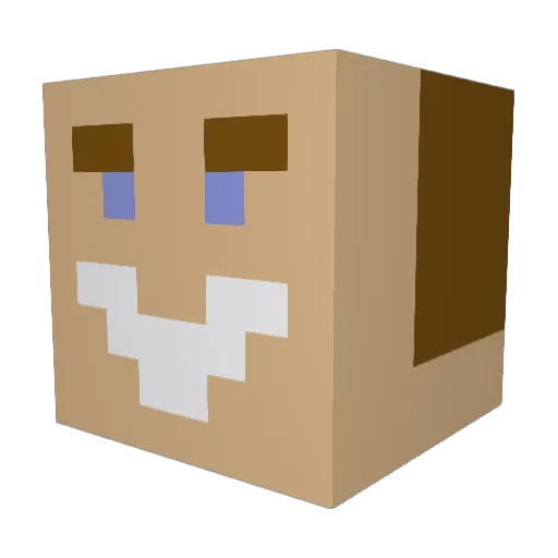 jublis1 Minecraft avatar head, 3D render