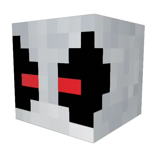 jubraid Minecraft avatar head, 3D render