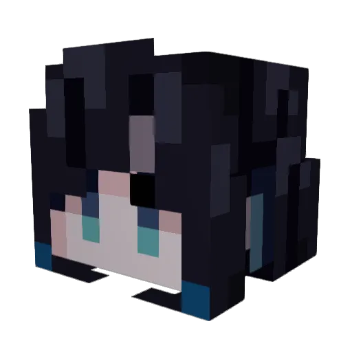 juce9 Minecraft avatar head, 3D render