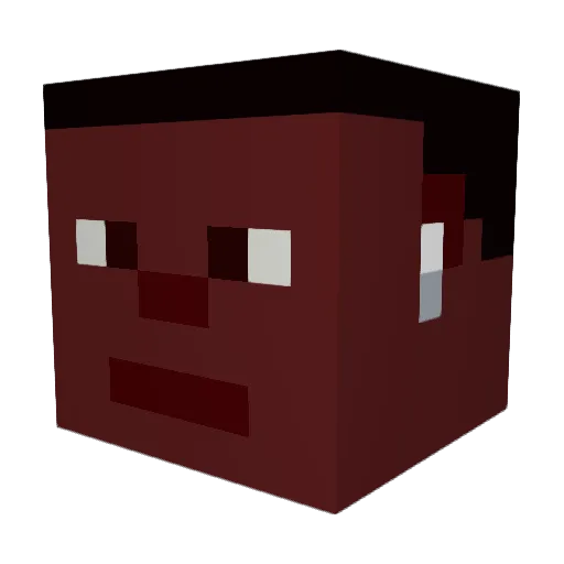 juda2510 Minecraft avatar head, 3D render