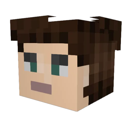 judah0450 Minecraft avatar head, 3D render