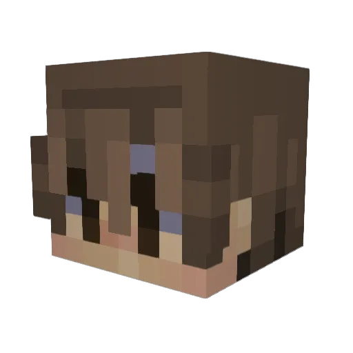 judah987653 Minecraft avatar head, 3D render