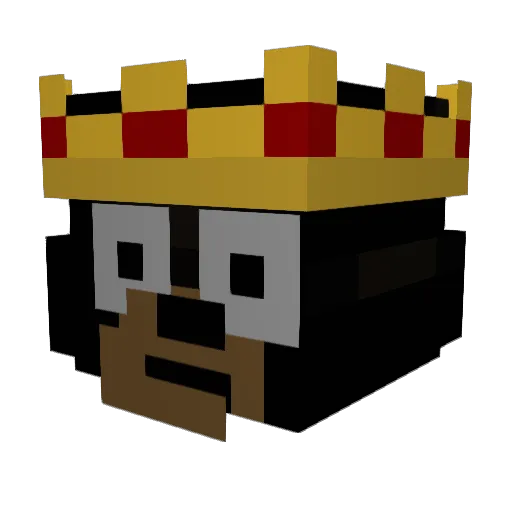 judd2ride Minecraft avatar head, 3D render